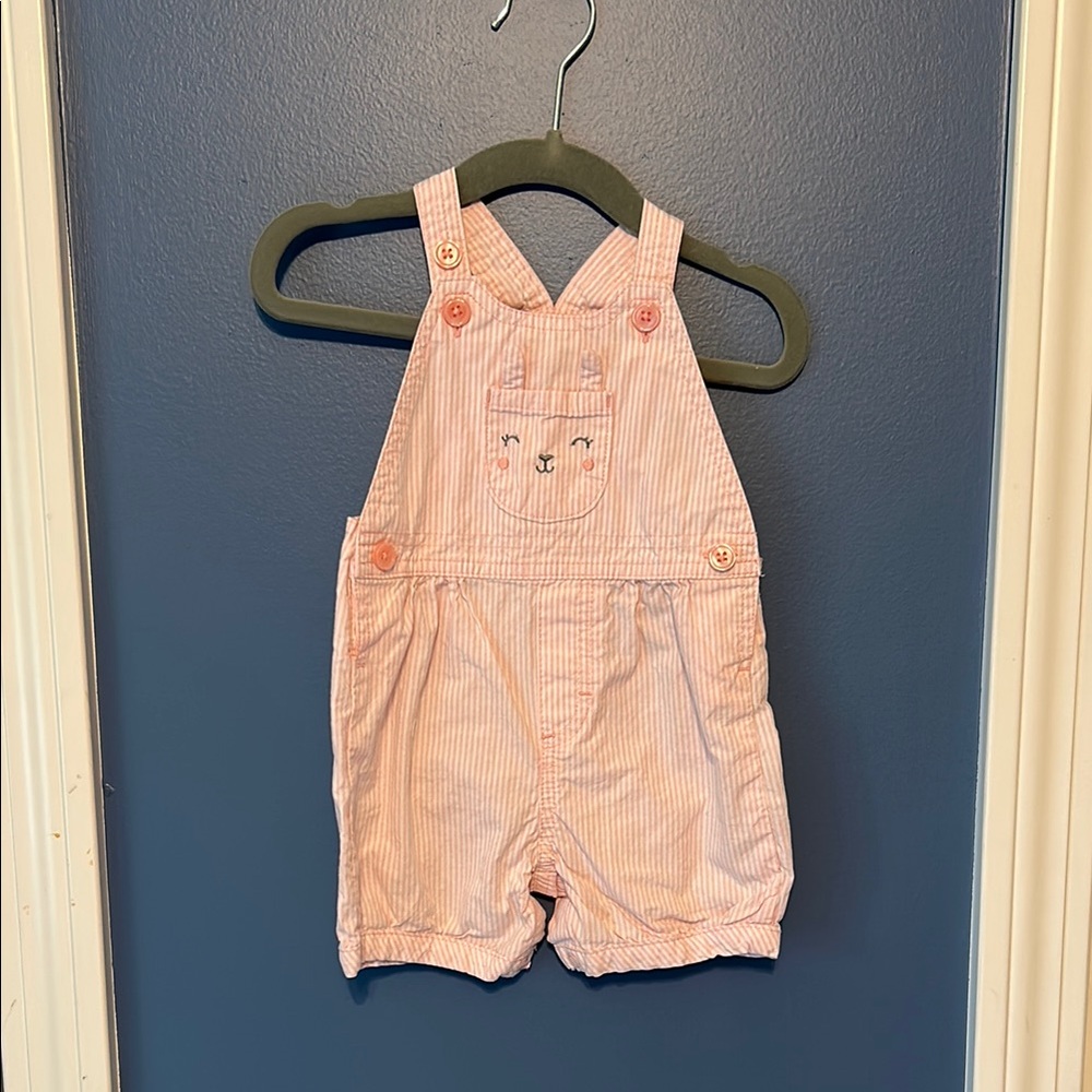 Carter's Pink Striped Overalls for Kids